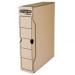 Архивный короб FELLOWES Bankers Box "Basic", 80x260x312, гофрокартон, с клапаном, FS-00103