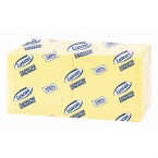 Салфетки бумажные Luscan Profi Pack 1-слойные пастель/желтые с тиснением 24x24 см, 400 лист./пачк.