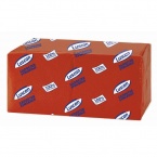 Салфетки бумажные Luscan Profi Pack 1-слойные красные с тиснением 24x24 см, 400 лист./пачк., 476879