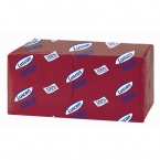 Салфетки бумажные Luscan Profi Pack 1-слойные бордовые с тиснением 24x24 см, 400 лист./пачк., 476882