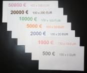 Полиграфия для инкассации Бандерольная лента кольцевая 20 Euro