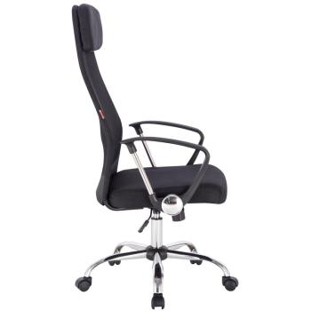 Кресло руководителя Easy Chair 589 TC черное (сетка/ткань, металл)
