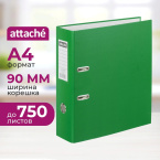 Папка регистратор Attache (Attache Selection) Экономи 90 мм зелёная бумвинил/бумага