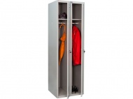 Шкаф металлический для одежды Практик LS-21, двухсекционный, 1830х575х500 мм, 29 кг