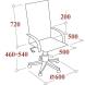 Кресло руководителя Easy Chair 589 TC черное (сетка/ткань, металл) | Изображение 5