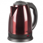 Чайник электрический SONNEN KT-118С, 1,8 л, 1500 Вт, закрытый нагревательный элемент, нержавеющая сталь, кофейный