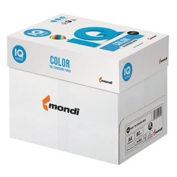 Бумага для принтера IQ color, А4, 80 г/м2, 500 л., умеренно-интенсив, серая, GR21