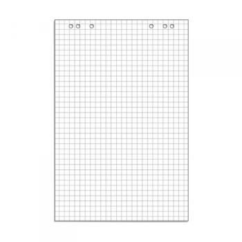 Бумага для флипчарта 67,5x98 см, (50 листов) клетка