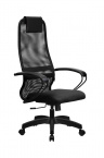 Кресло руководителя Метта SU-BP-8 Pl (SU-B-8 100/001) офисное, обивка: сетка/текстиль, цвет: 20-Черный