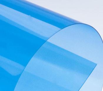 Обложки для переплета пластиковые прозрачные А4 0,18 мм синие, 100 шт.