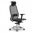 Кресло руководителя Метта Samurai S-3.04 для руководителя, обивка: текстиль, цвет: черный