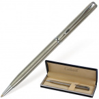 Шариковые ручки GALANT "Arrow Chrome", корпус серебристый, хромированные детали, пишущий узел 0,7 мм, синяя, 140408