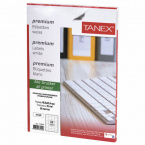 Самоклеящиеся этикетки TANEX 48,5х25,4 мм, 44 этикетки, белая, 70 г/м2, 50 листов, TANEX, TW-2044