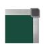 Доска двухэлементная настенная меловая BOARDSYS EcoBoard 120x225 двухэл.левая алюм. профиль | Изображение 3