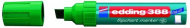 Маркер для флипчарта Edding E-388/4 cap off, зеленого,  4-12 мм, E-388#4