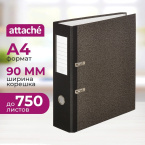Папка регистратор Attache 90 мм чёрная бумага
