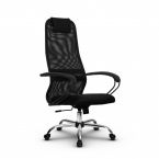 Кресло руководителя МЕТТА SU-BP-8 Ch офисное, обивка: текстиль, цвет: 20-Черный