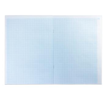 Бумага миллиметровка А3, 295х420 мм, голубая, на скобе, 8 листов, HATBER, 8Бм3_02285