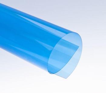 Обложки для переплета пластиковые прозрачные А4 0,18 мм синие, 100 шт.