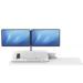 Стол для работы стоя и сидя Fellowes Lotus RT Sit-Stand Workstation белый на 2 монитора