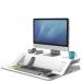Стол для работы стоя и сидя Fellowes Lotus Sit-Stand Workstation белый