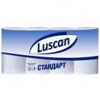 Туалетная бумага Luscan Standart 2-слойная белая, 8 рул/уп.,