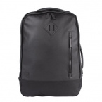 Рюкзак BRAUBERG Квадро 227088, черный, молодежный с отделением для ноутбука, искуственная кожа, 44х29х13 см