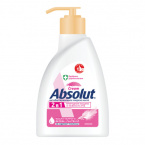 Мыло жидкое 250 мл, ABSOLUT (Абсолют), "Нежное", антибактериальное, дозатор