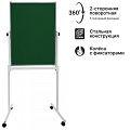 BOARDSYS EcoLite 100х75 см  двухсторонняя, на колесах, зеленая вертикальная, металлическая рамка BOARDSYS EcoLite 100х75 см  двухсторонняя, на колесах, зеленая вертикальная, металлическая рамка