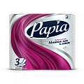 Papia 3-слойная белая с рисунком, 4 рул./уп.