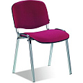 Easy Chair Rio (ИЗО) каркас хром, ткань бордовая Easy Chair Rio (ИЗО) каркас хром, ткань бордовая